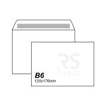 Envelope Branco B6 120x176 90GR Silicone-500Cx