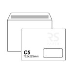 Envelope Branco C5 162x229 90GR Silicone Com Janela-500Cx
