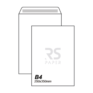 Saco Branco B4 250x350 90GR Silicone-250Cx