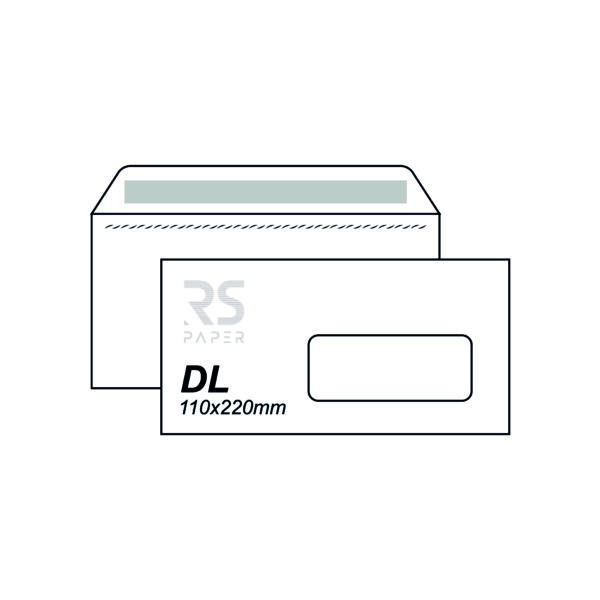Envelope DL (11x22) Com Janela-500Env.