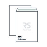 Saco Branco C5 162x229 90GR Silicone-500Cx