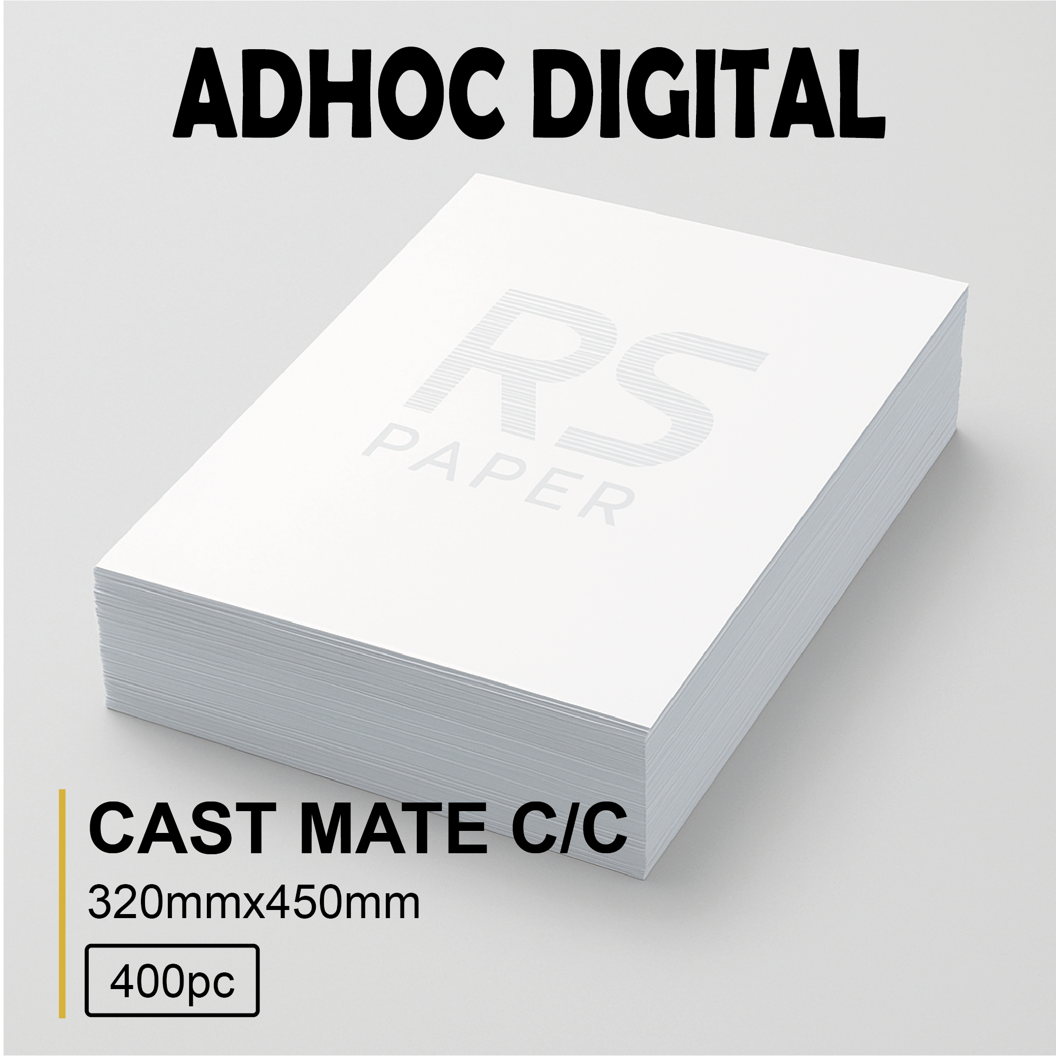 Adhoc Digital Cast Mate C/C 32X45 Perm.-Mc 400 Folhas