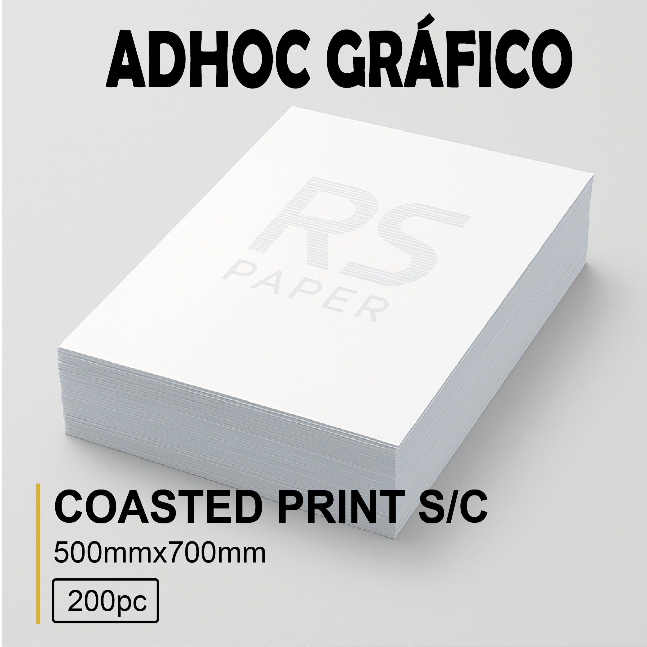 Adhoc Coasted Print/KB85 P10P 50X70 PERM. S/C - Mc 200Folhas