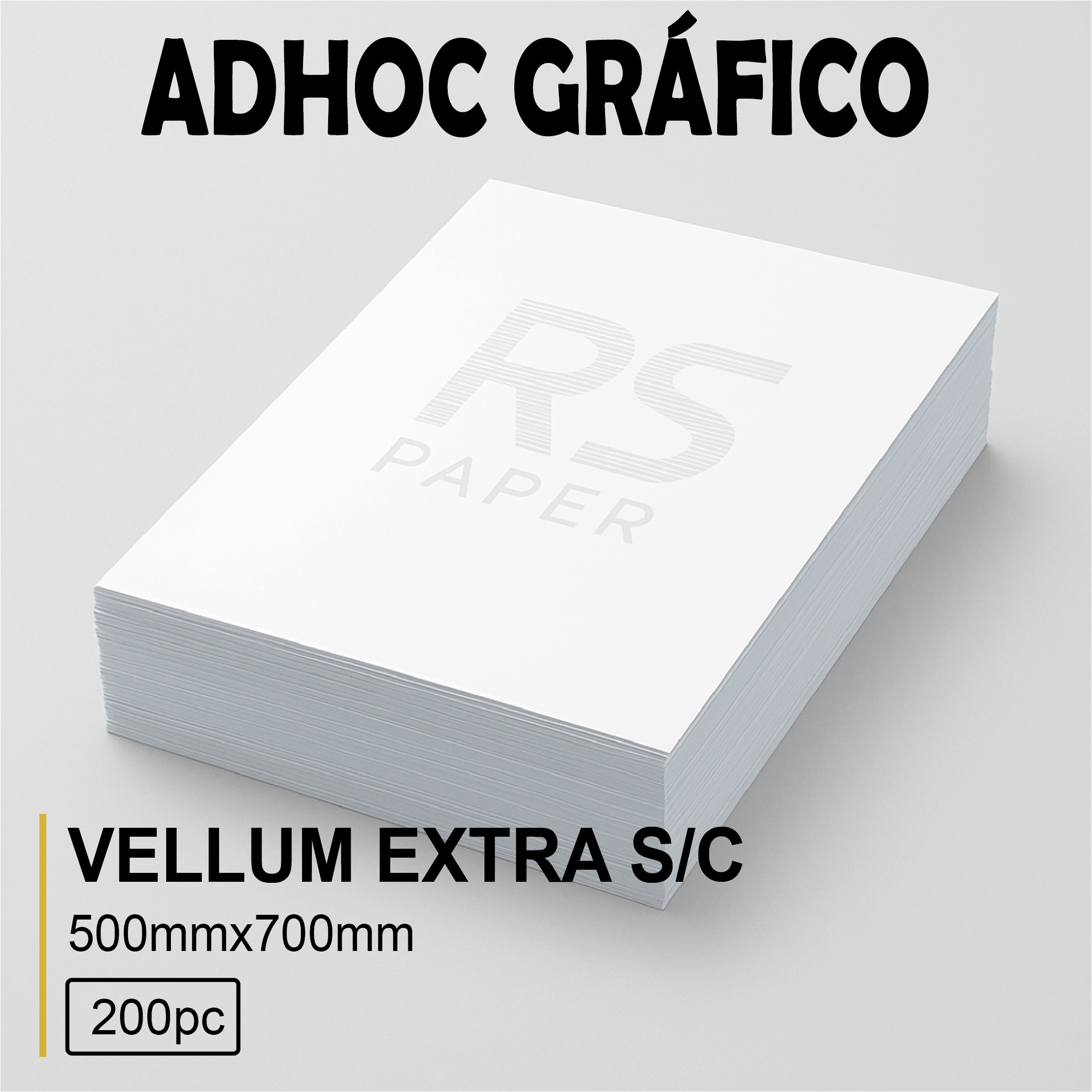 Adhoc Vellum Extra/KB85 P10P 50X70 PERM. S/C - Mc 200Folhas