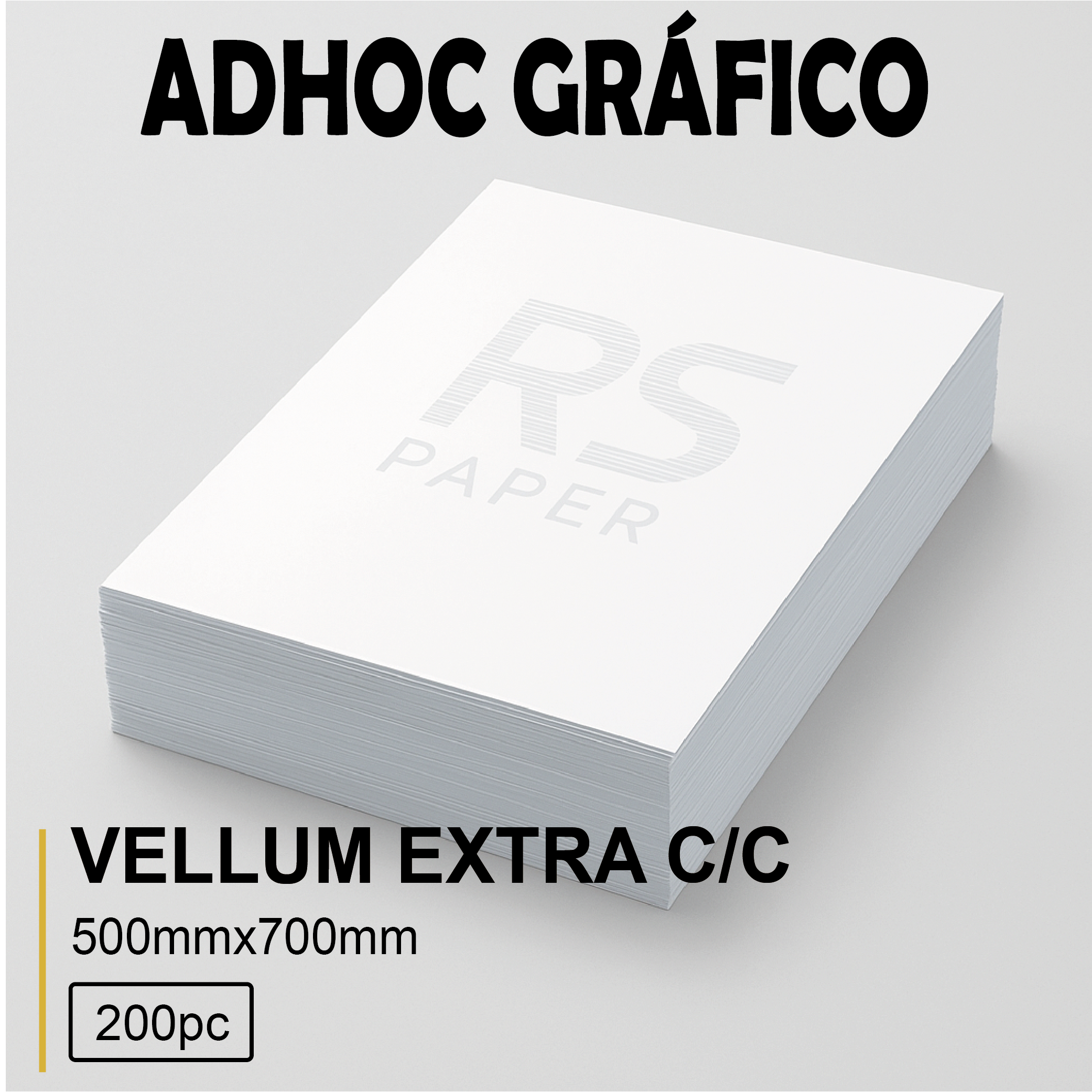 Adhoc Vellum Extra/KB85-SPL P10P 50X70 PERM. C/C - Mc 200Folhas