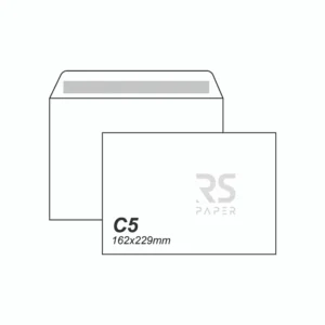 Saco Branco C5 162x229 90GR Silicone-500Cx