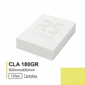 Cartolina CLA 180GR 50X65 Amarelo 4A - 125Folhas