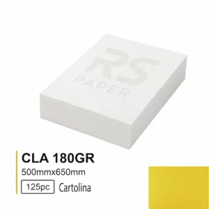 Cartolina CLA 180GR 50X65 Ouro 4E - 125Folhas