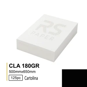 Cartolina CLA 180GR 50X65 Preto 11 - 125Folhas