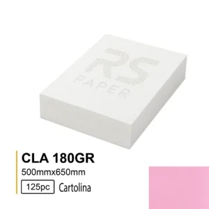 Cartolina CLA 180GR 50X65 Rosa Carmin 7A - 125Folhas