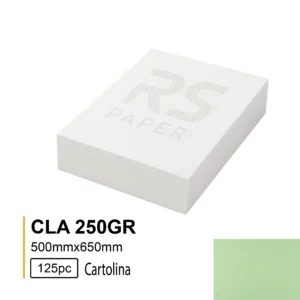 Cartolina CLA 250GR 50X65 Verde 3A (Alface) - 125Folhas