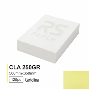 Cartolina CLA 250GR 50X65 Canario 4 - 125Folhas