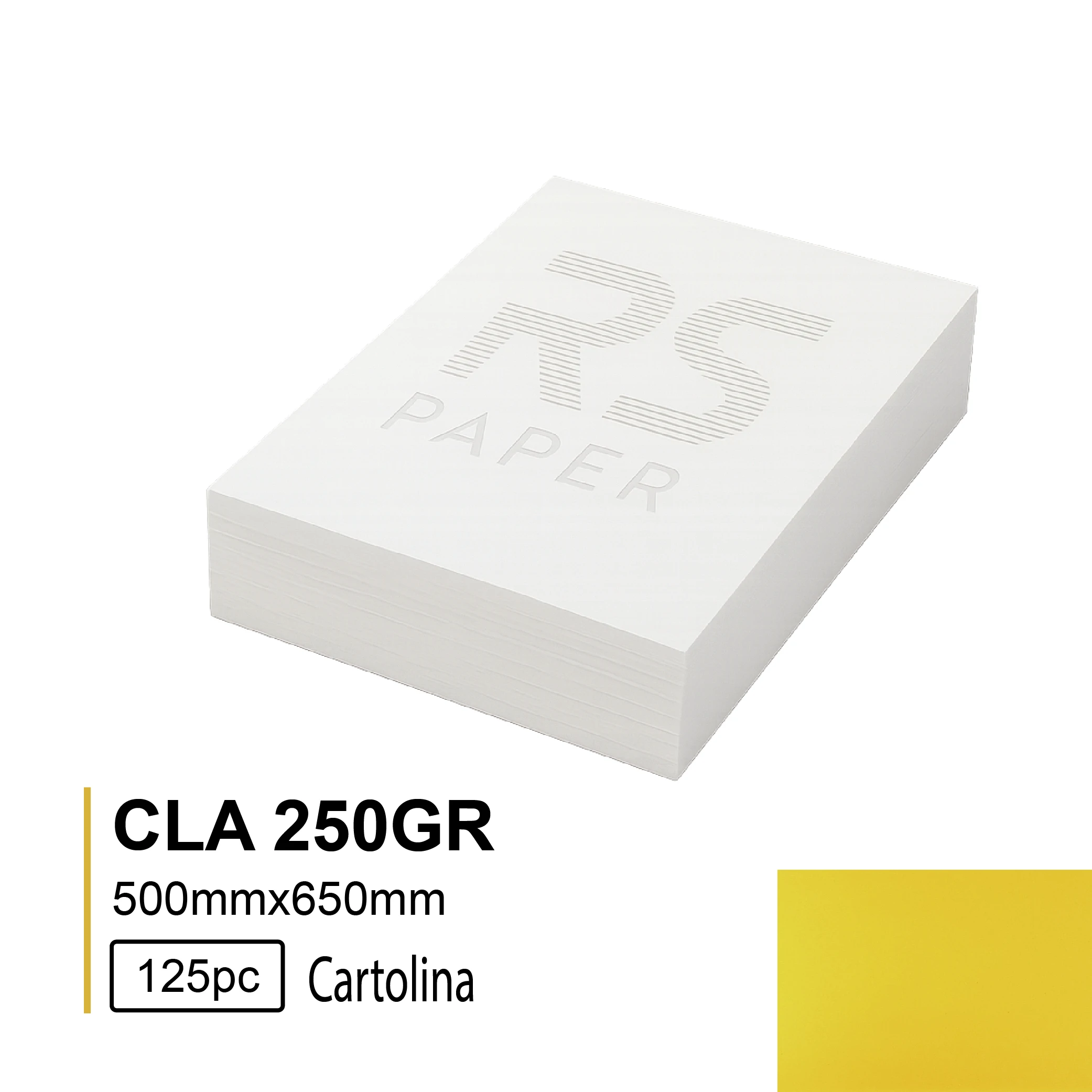 Cartolina CLA 180GR 50X65 Ouro 4E - 125Folhas - Image 2