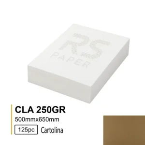 Cartolina CLA 250GR 50x65 Castanho Terra 10T - 125Folhas