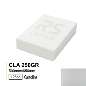 Cartolina CLA 250GR 50X65 Cinza Granito 9G - 125Folhas