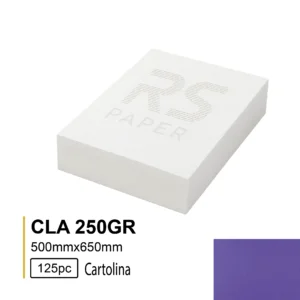 Cartolina CLA 250GR 50x65 Violeta 7V- 125Folhas