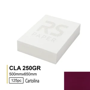 Cartolina CLA 250GR 50X65 Bordeaux 8B - 125Folhas