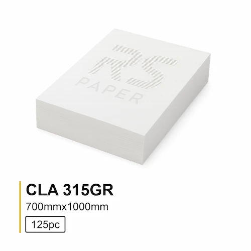 Cartolina CLA 315GR 70X100 Branca- 125Folhas