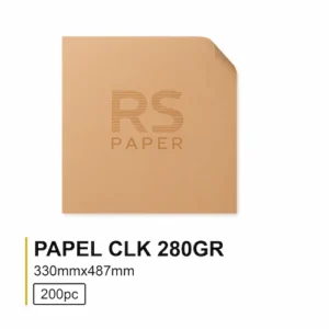 Papel CLK 280GR 33x487 Castanho (200Folhas)