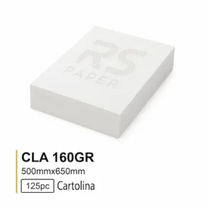 Cartolina CLA 160GR 50X65 Branca- 125Folhas