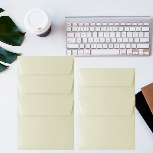 Envelope Metalizado Creme 17x17 – 5 Envelopes - Image 2