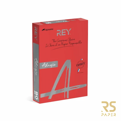 Papel Fotocopia A4 80GR Vermelho