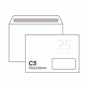 Envelope Branco C5 162x229 90GR Silicone Com Janela-500Cx