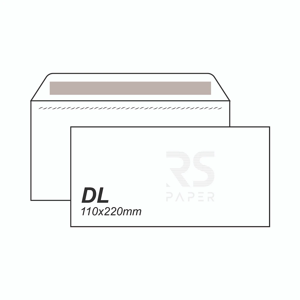Envelope DL (11x22) Sem Janela-500Env.