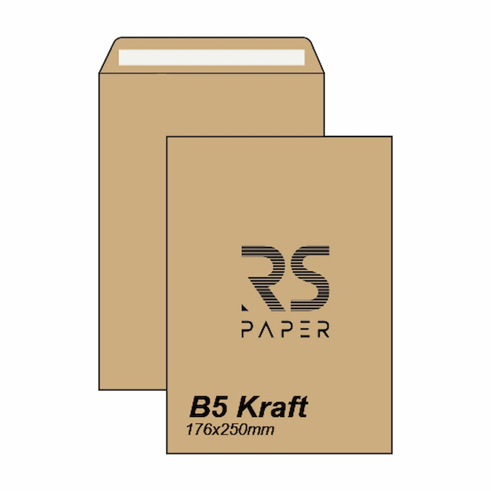 Saco KRAFT B5 176x250 90GR Silicone-500Cx