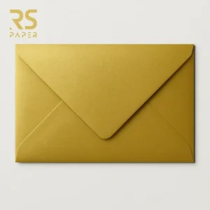 Envelope Metal (B6) 12x17.6cm 120g Ouro 5+2Envelopes