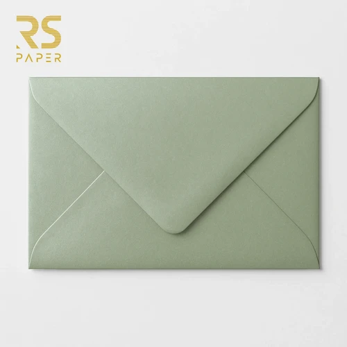 Envelope Metal (B6) 12x17.6cm 120g Verde 5+2Envelopes