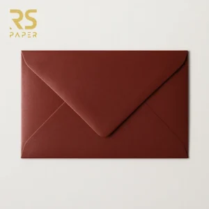 Envelope Metal (B6) 12x17.6cm 120g Vermelho 5+2Envelopes