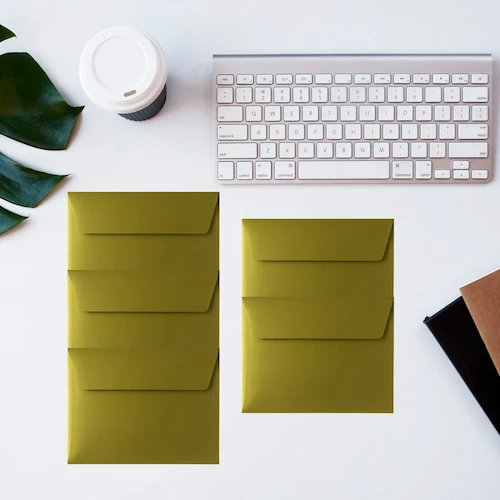 Envelope Metalizado Ouro 17x17 – 5 Envelopes - Image 2