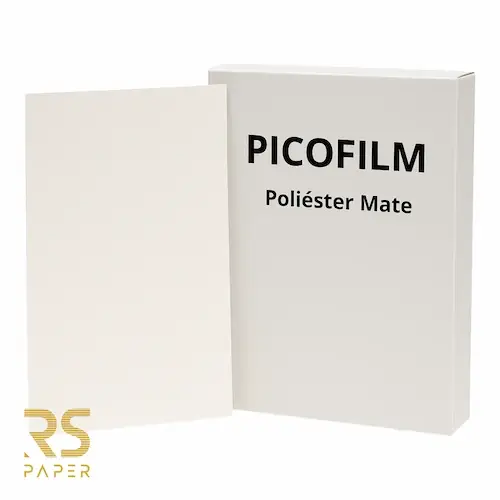 Poliéster Picofilm Mate 95m2 (125mic) 33X48.7 (250Folhas)