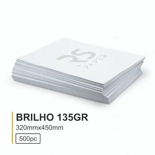 Golden Digital Gloss 135gr 32X45-Mc 500 Folhas