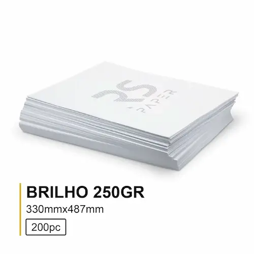 Golden Digital Gloss 250gr 33X48.7-Mc 200 Folhas