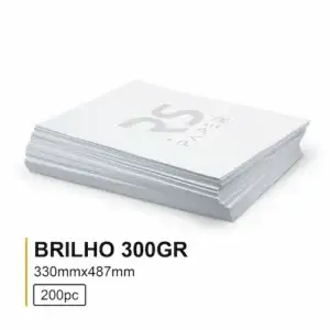 Golden Digital Gloss 300gr 33X48.7-Mc 200 Folhas