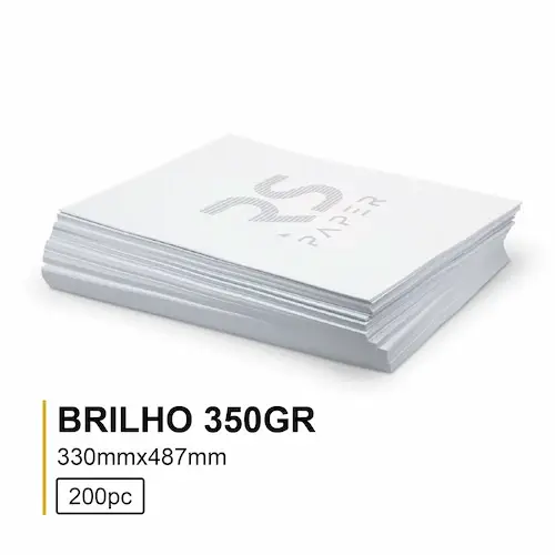 Golden Digital Gloss 350gr 33X48.7-Mc 200 Folhas