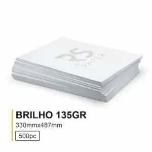 Golden Digital Gloss 135gr 33X48.7-Mc 500 Folhas