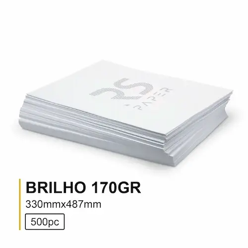 Golden Digital Gloss 170gr 33X48.7-Mc 500 Folhas