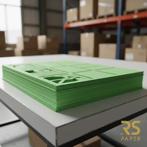 Papel Adesivo Cor Verde 80g 33x48,7cm C/C