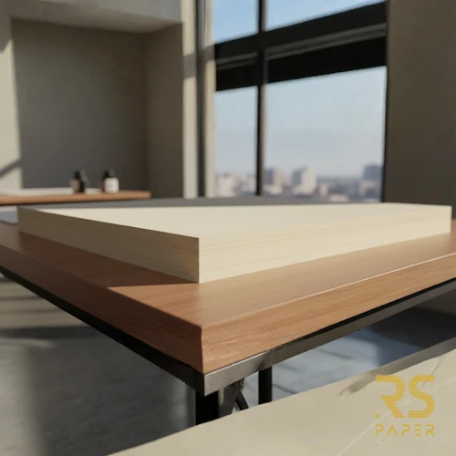 Papel Vergê 220g 70x100 Creme (125 Folhas)