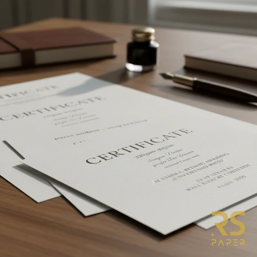 Papel Vergê 220g 70x100 Creme (125 Folhas) - Image 2