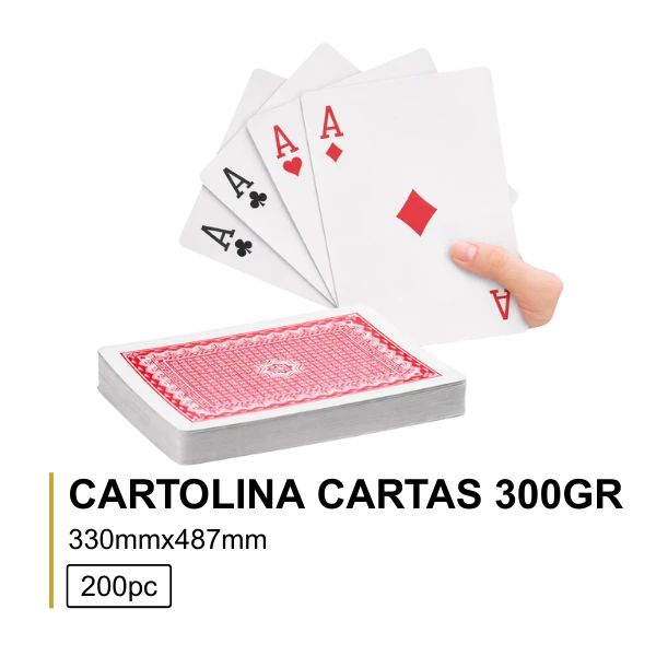 Cartolina Cartas 300gr 33X48.7 (200Folhas)
