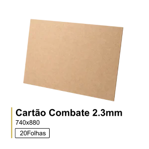 Cartão Combate 2.3mm 740x880 (20 Folhas)