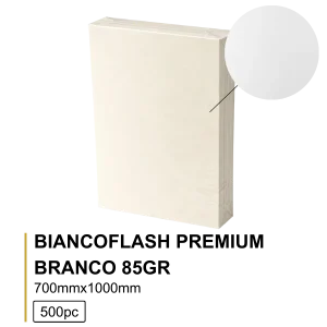 Biancoflash Premium 85g 70×100 Branco – 500 Folhas