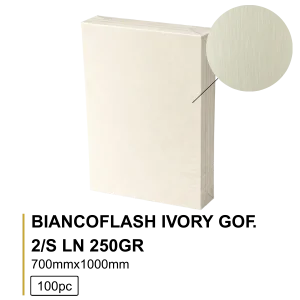 Biancoflash Ivory GOF 2/S LN 250g 70×100cm – 100 Folhas