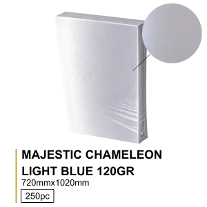 Majestic Chameleon Light Blue 120g – 250 folhas