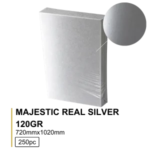 Majestic Real Silver 120g – 250 folhas