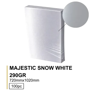 Majestic Snow White 290g – 100 folhas